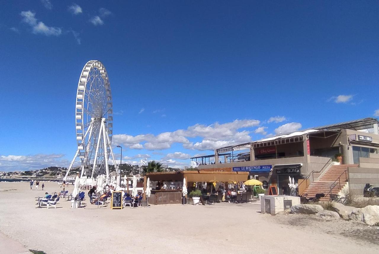 Sun Escape, Appart Renove Climatise 3 Pieces 4-6 Pers, 350M De La Plage Marsiglia Esterno foto