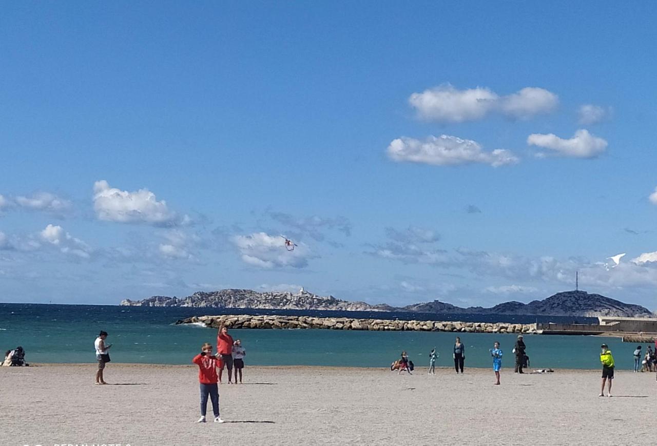Sun Escape, Appart Renove Climatise 3 Pieces 4-6 Pers, 350M De La Plage Marsiglia Esterno foto