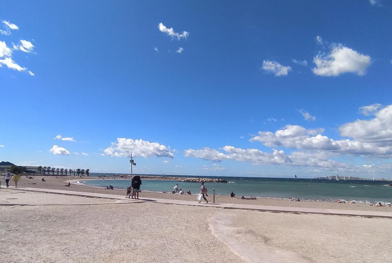Sun Escape, Appart Renove Climatise 3 Pieces 4-6 Pers, 350M De La Plage Marsiglia Esterno foto
